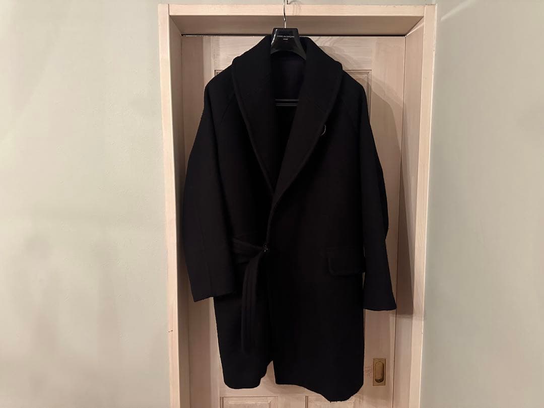 19aw COMOLI コモリ ウール ショールカラーコート サイズ2