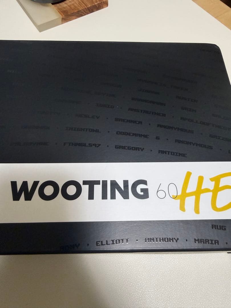 【ルブ済】 Wooting 60HE ラピッドトリガーキーボード