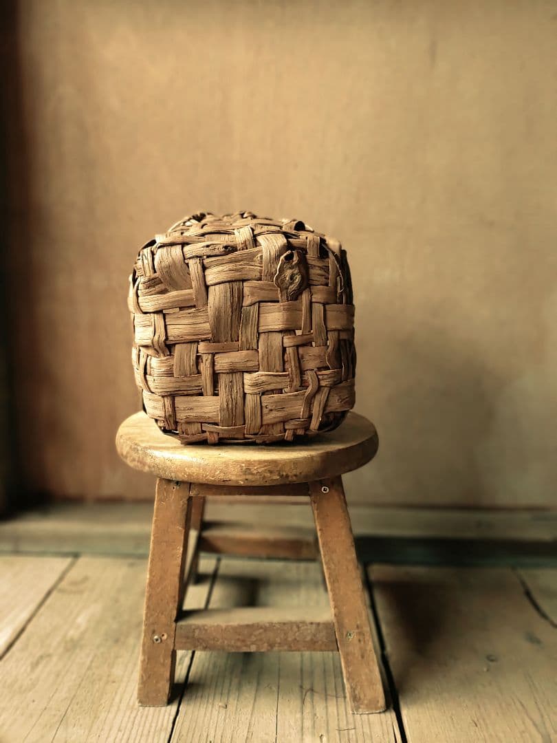 だ*み様 信州安曇野の山葡萄かごバック。里山手仕事。