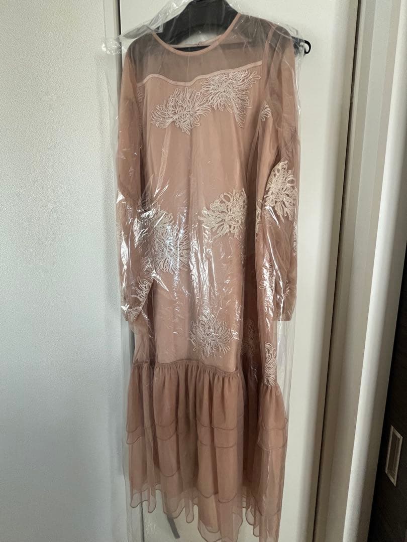 フリルドレスマタニティ結婚式二次会オケージョンドレス