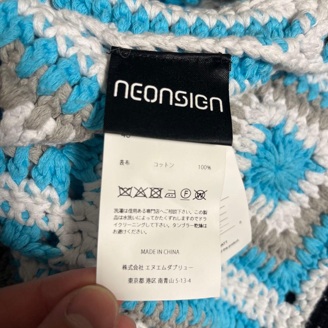 NEONSIGN 手編みニットセーター