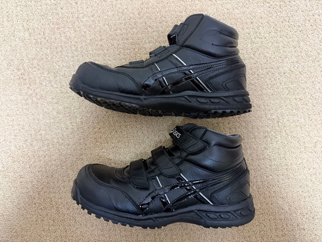 asics アシックス 安全靴 ウィンジョブ FIS53S ブラック 25cm