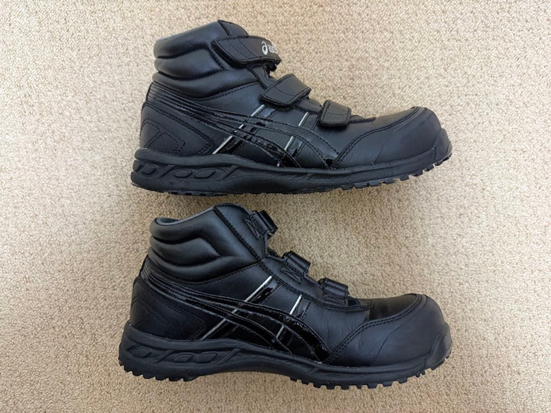 asics アシックス 安全靴 ウィンジョブ FIS53S ブラック 25cm