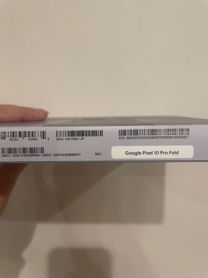 Google Pixel 10 Pro Fold 【20251226購入】新品