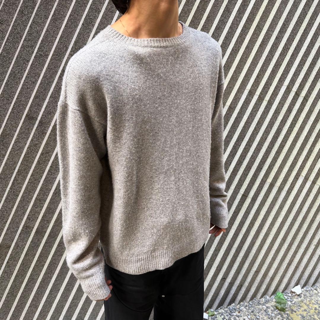 【22AW】COMOLI コモリ ラムズウール ガンジーネックセーター