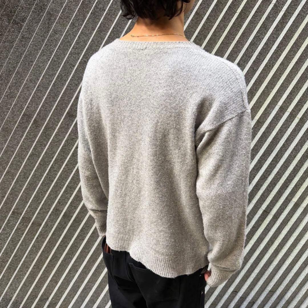 【22AW】COMOLI コモリ ラムズウール ガンジーネックセーター