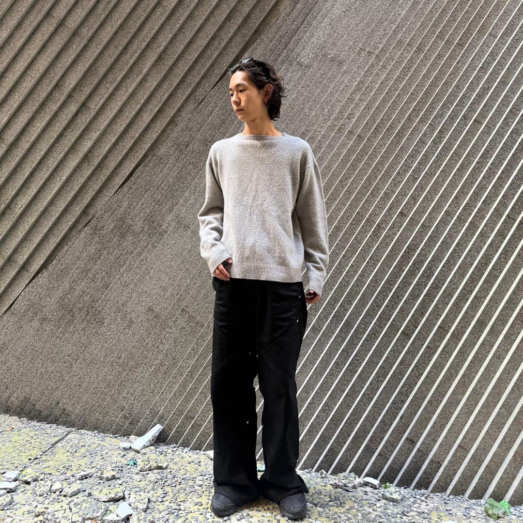 【22AW】COMOLI コモリ ラムズウール ガンジーネックセーター