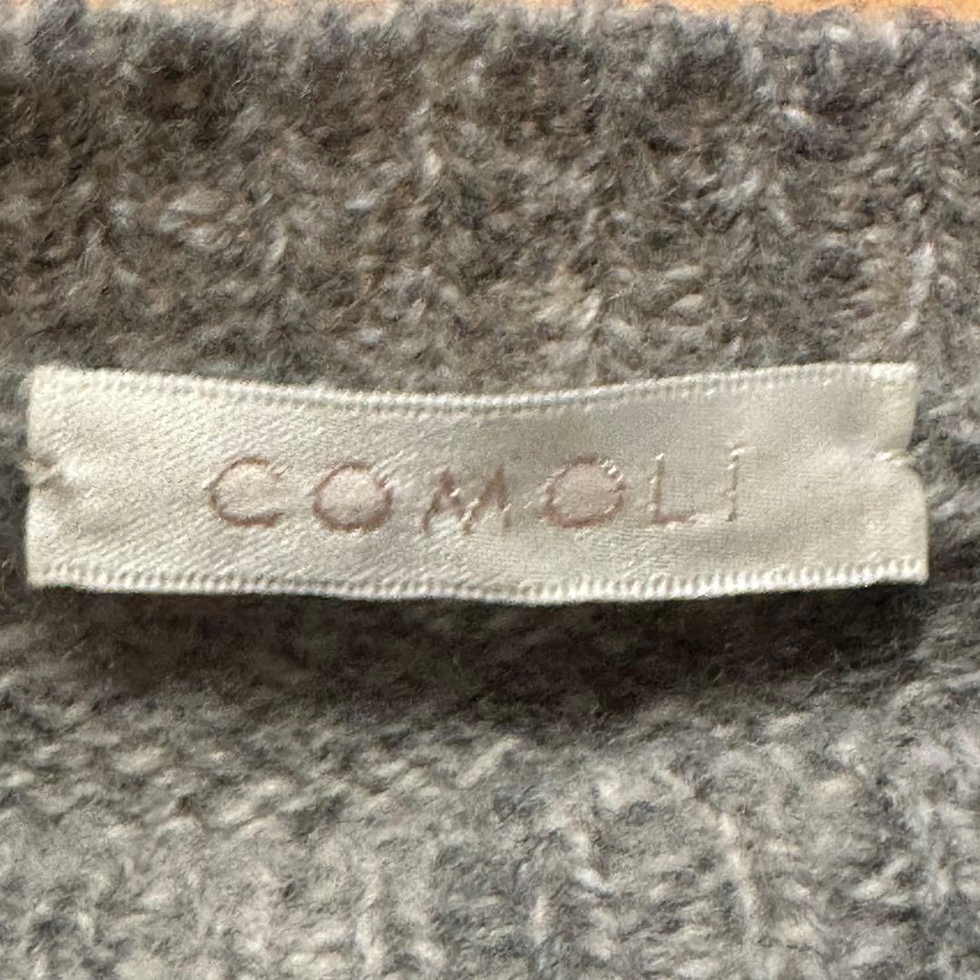 【22AW】COMOLI コモリ ラムズウール ガンジーネックセーター