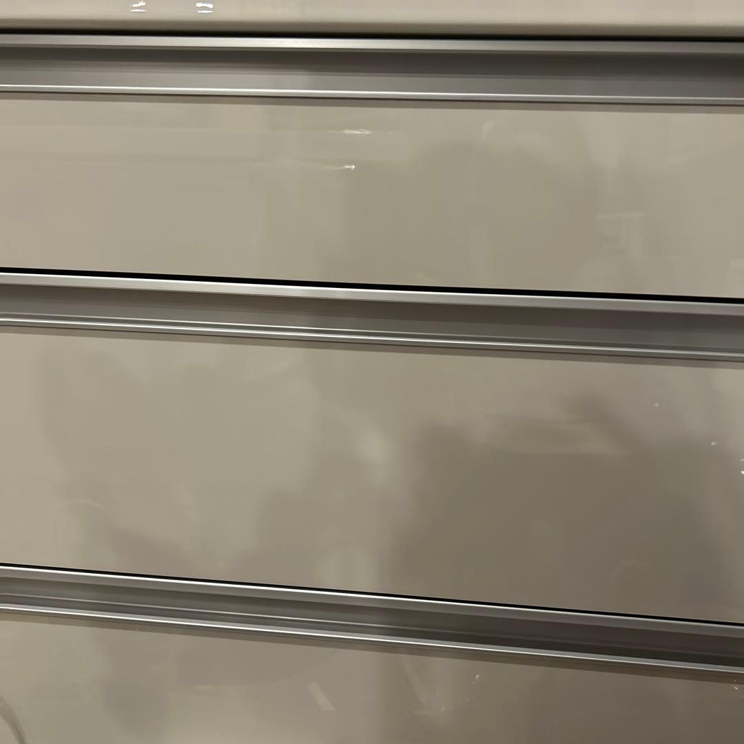 パモウナ 食器棚　QF-S-1200R ホワイト