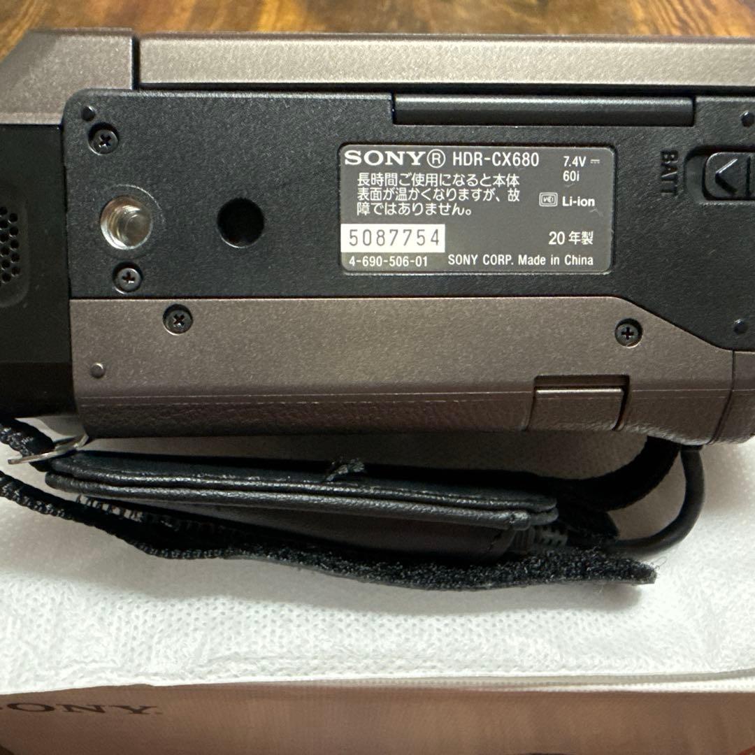 SONY HDR-CX680 20年製