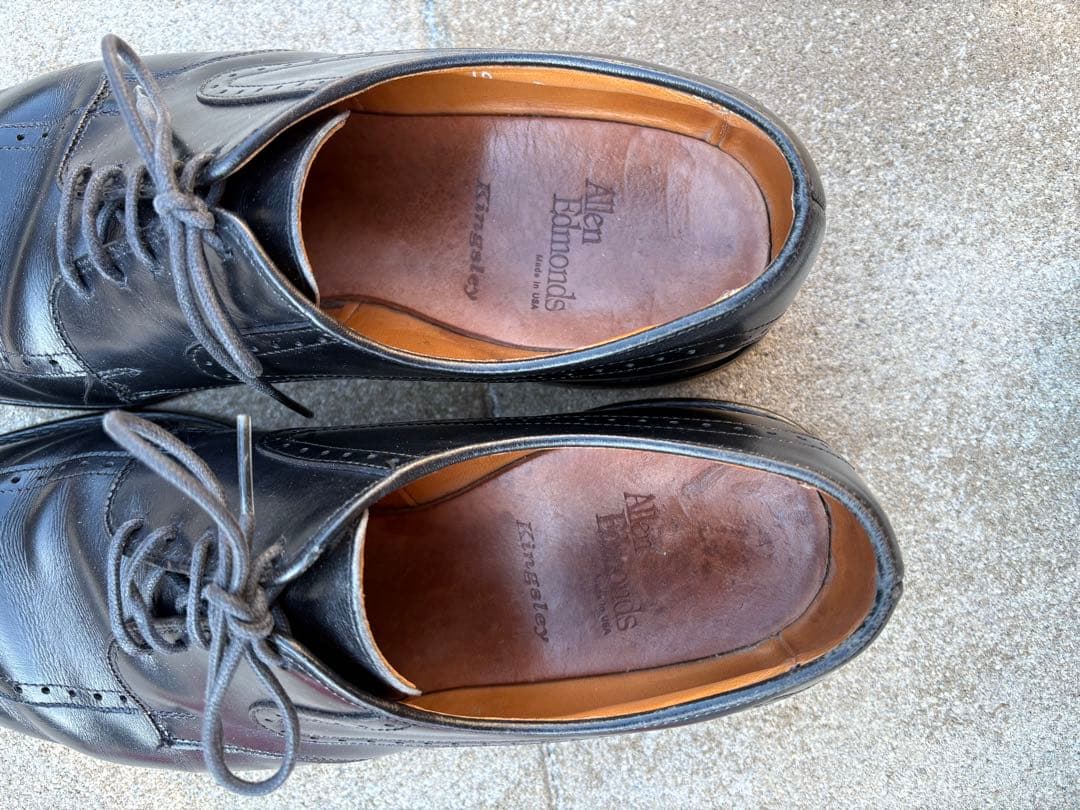 【Allen Edomonds】28㎝　アレンエドモンズ Vチップウィングチップ