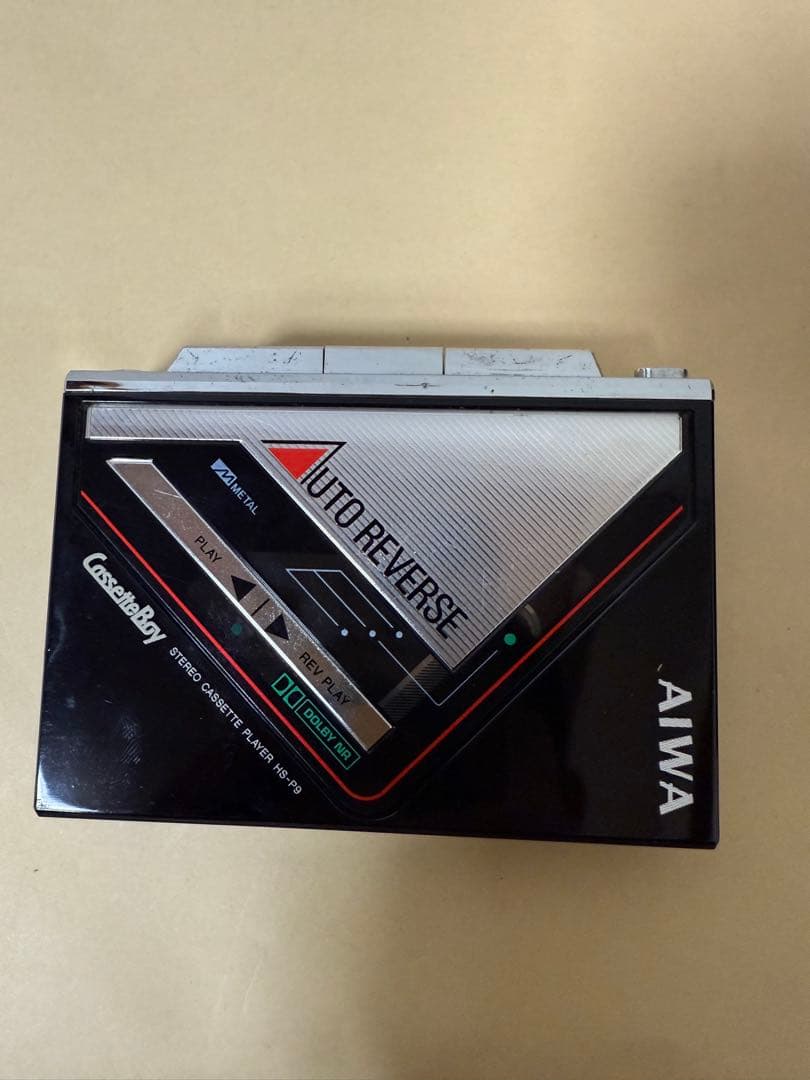 ポータブルプレーヤー AIWA AUTO REVERSE CassetteBoy HS-P9