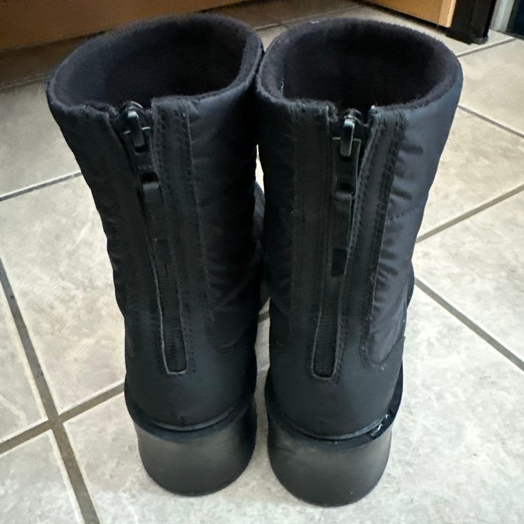 ノースフェイス　ブーツ　カルミア　ヌプシ　防水　ヒール　黒　25cm