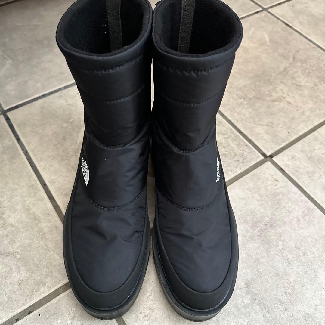 ノースフェイス　ブーツ　カルミア　ヌプシ　防水　ヒール　黒　25cm