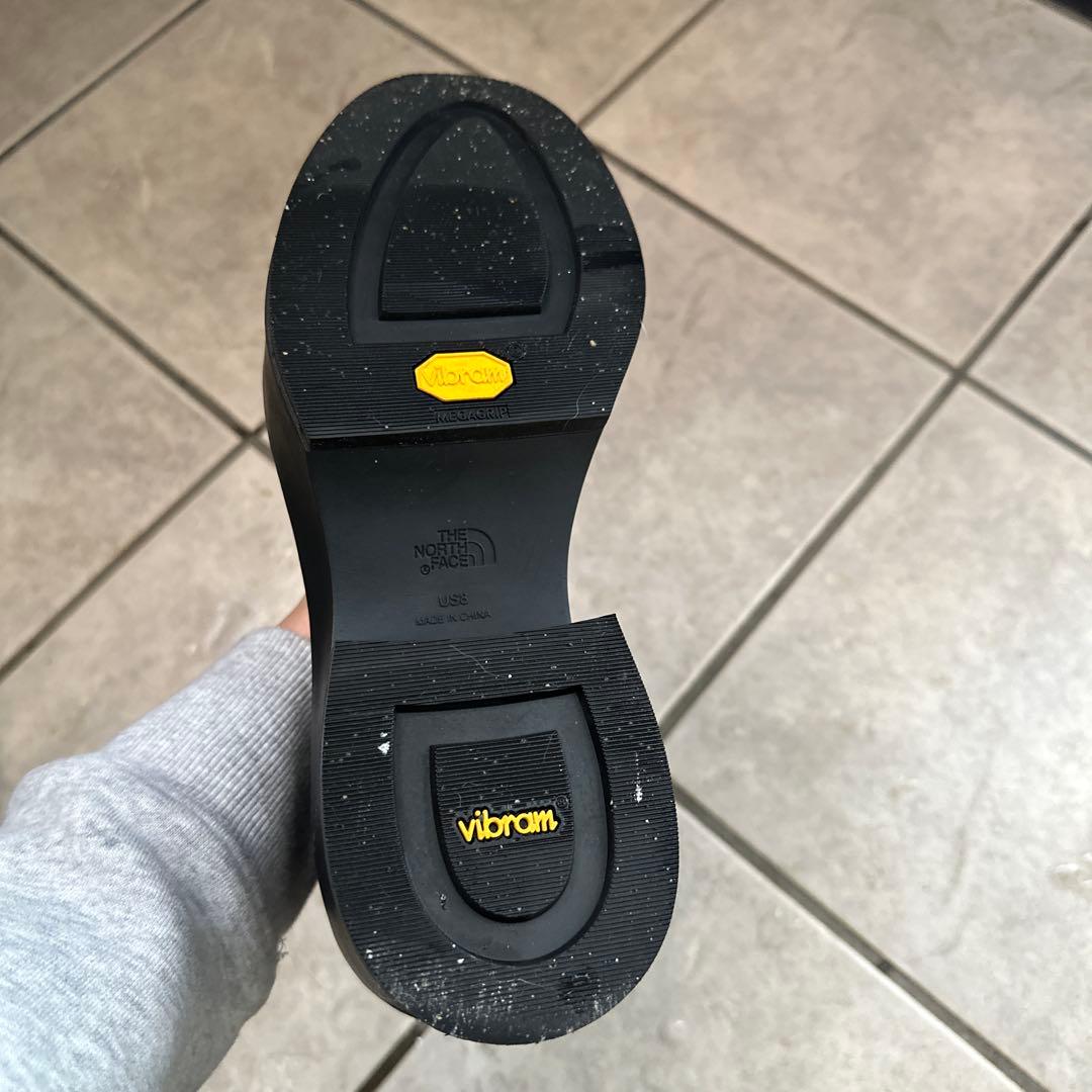 ノースフェイス　ブーツ　カルミア　ヌプシ　防水　ヒール　黒　25cm