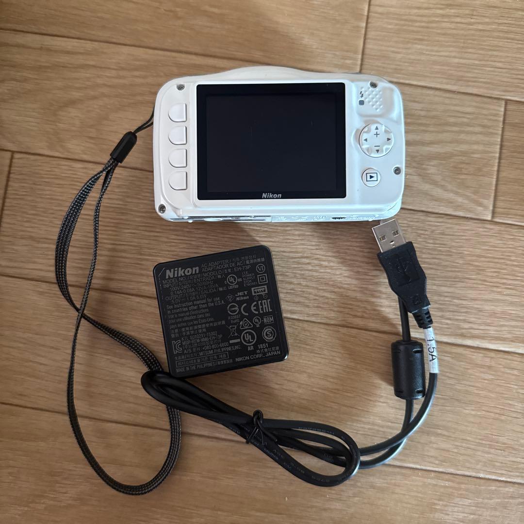 Nikon デジタルカメラ COOLPIX W150 防水 W150WH 白