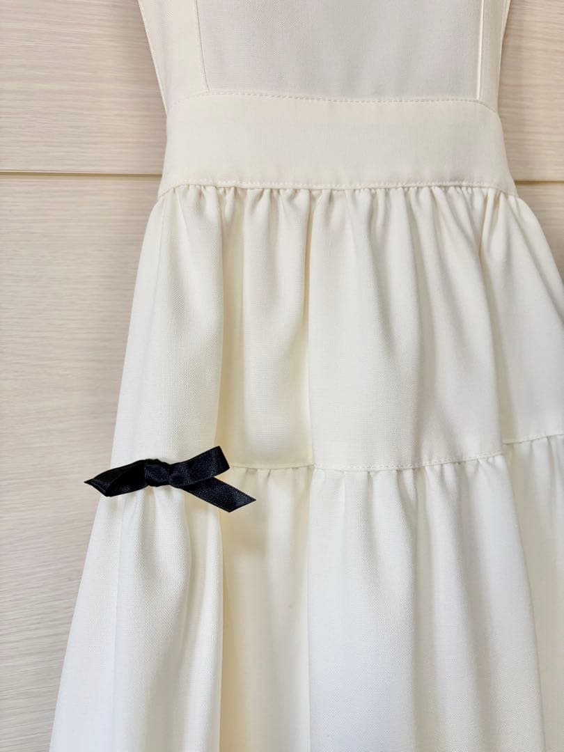 Innocent World 大人になったアリス エプロン生成り×黒　Mサイズ