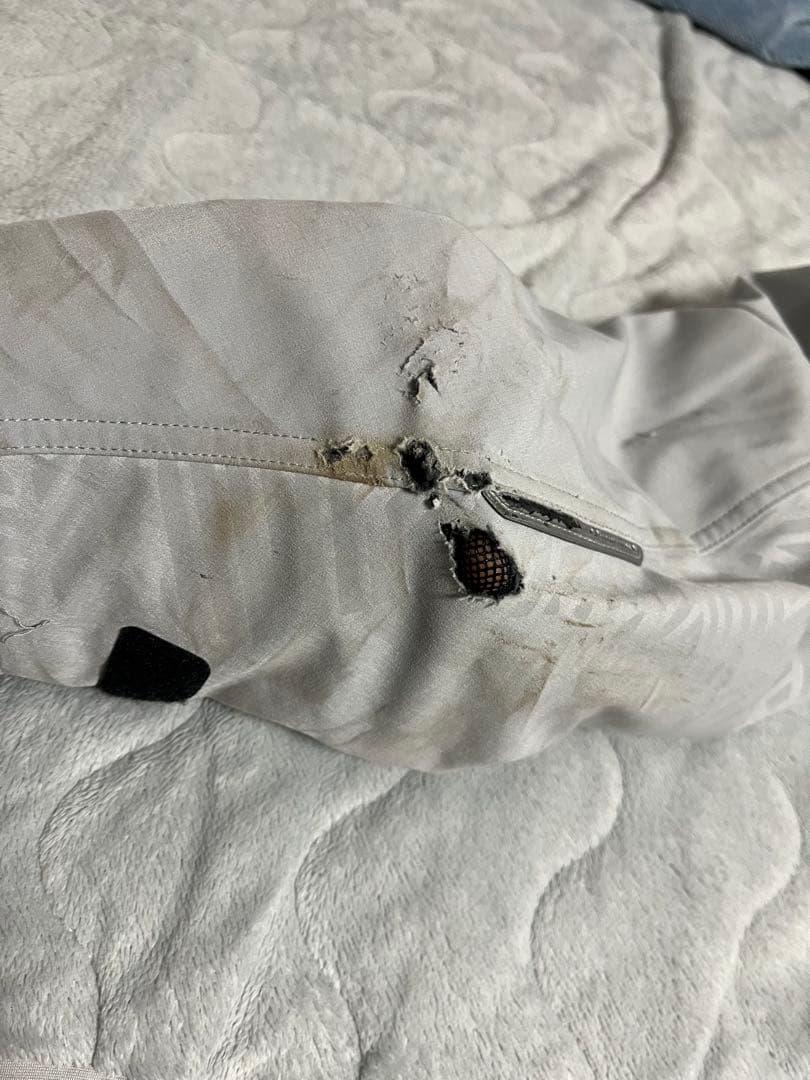 カワサキ×クシタニ ソフトシェルシングルジャケット LL ホワイト