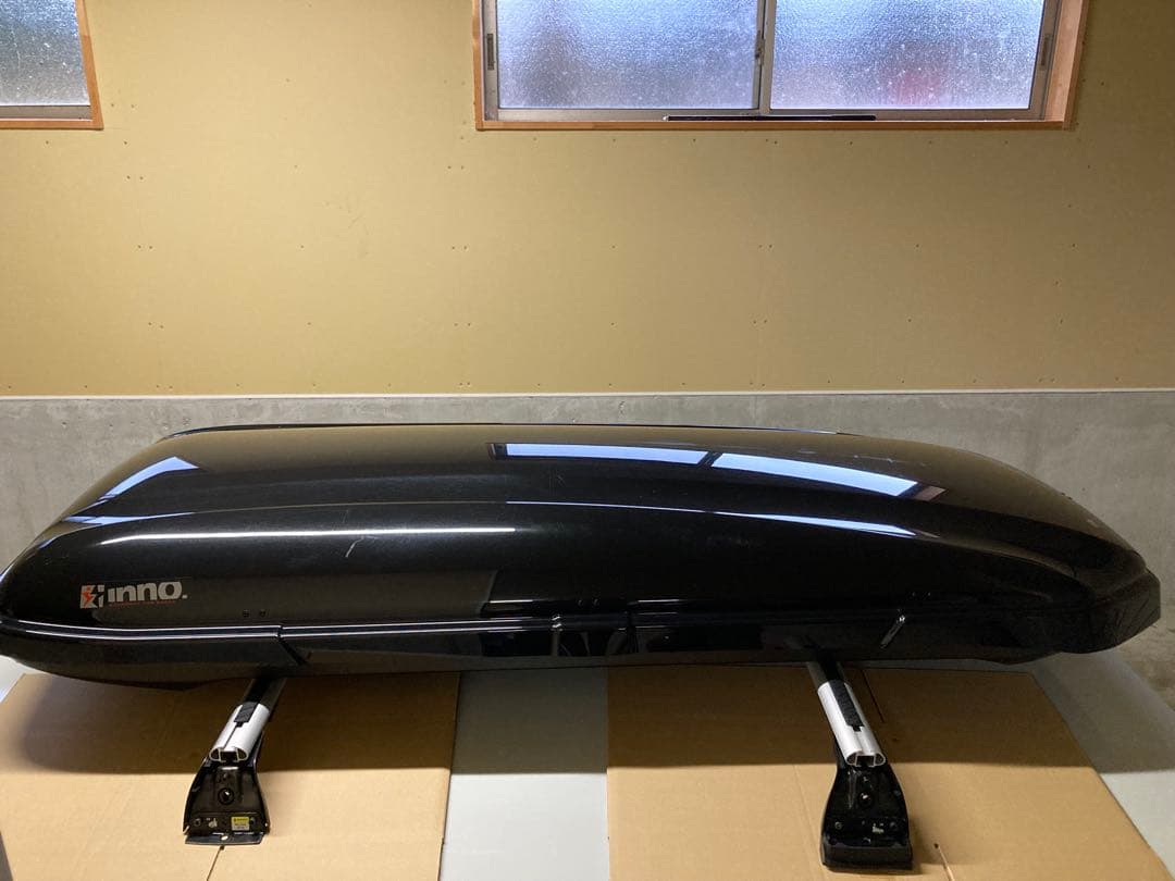 ち*お様 INNO ルーフボックス ルーフキャリア一式 ブラック MAZDA C