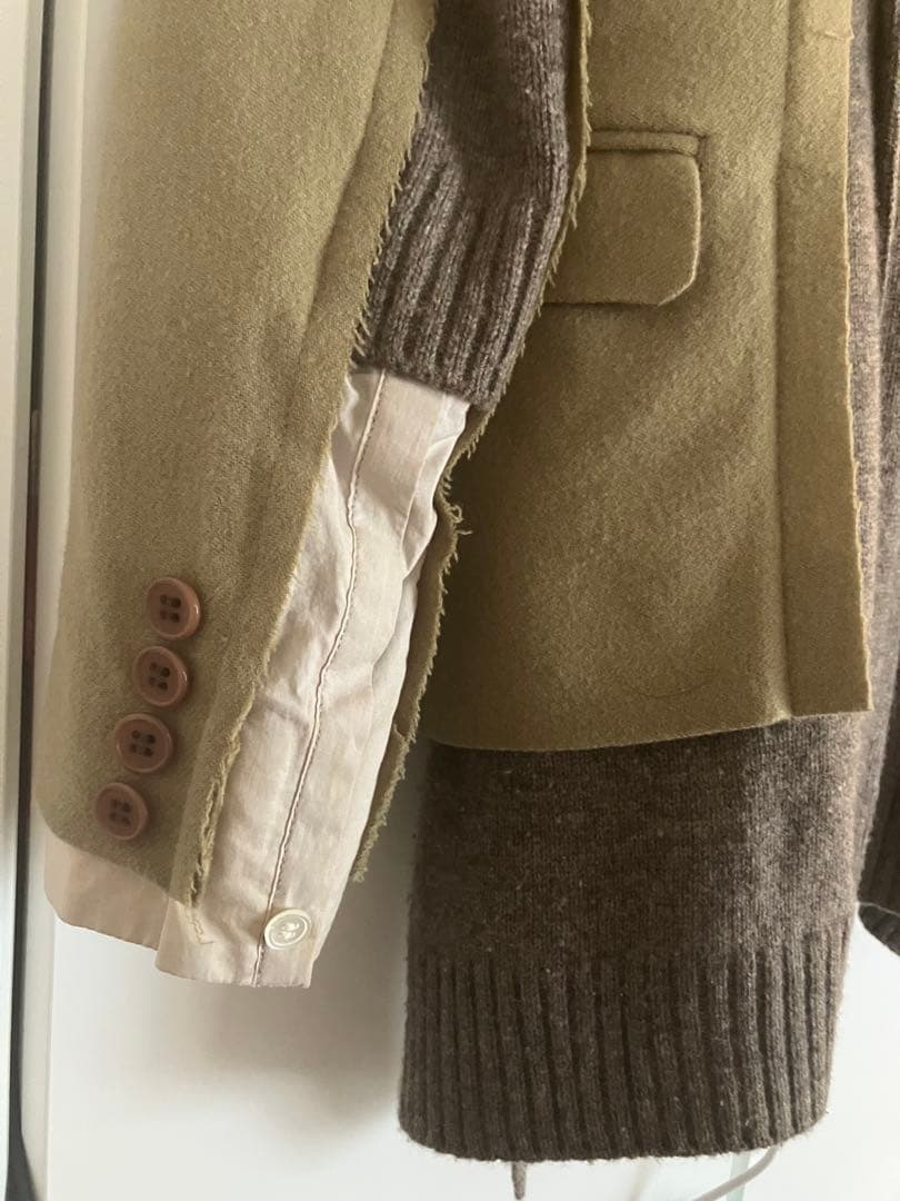 UNDERCOVER アンダーカバー 異素材 ドッキング ジャケット 1