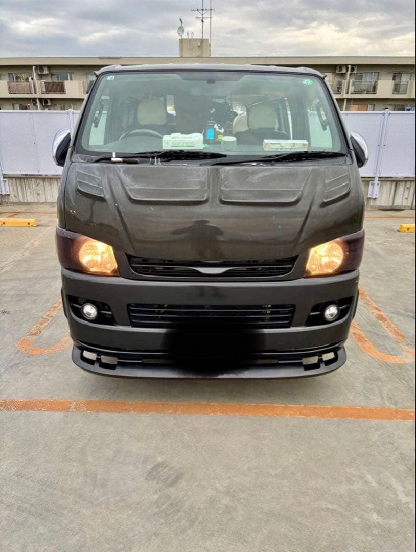 希少　ハイエース200 1型、2型　ヘッドライト　スモークカバー