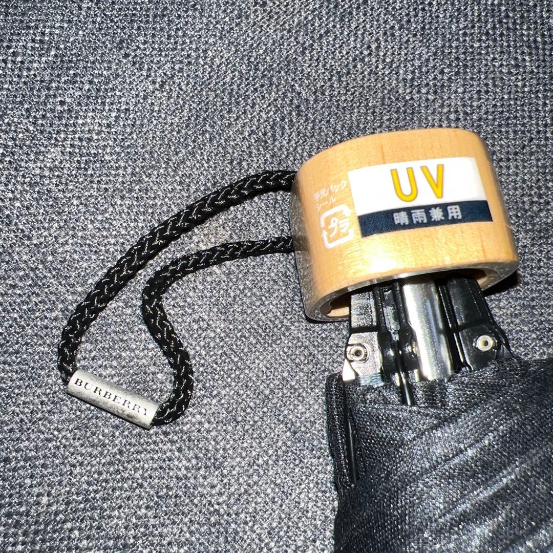 新品　BURBERRY 折りたたみ日傘 UV 晴雨兼用