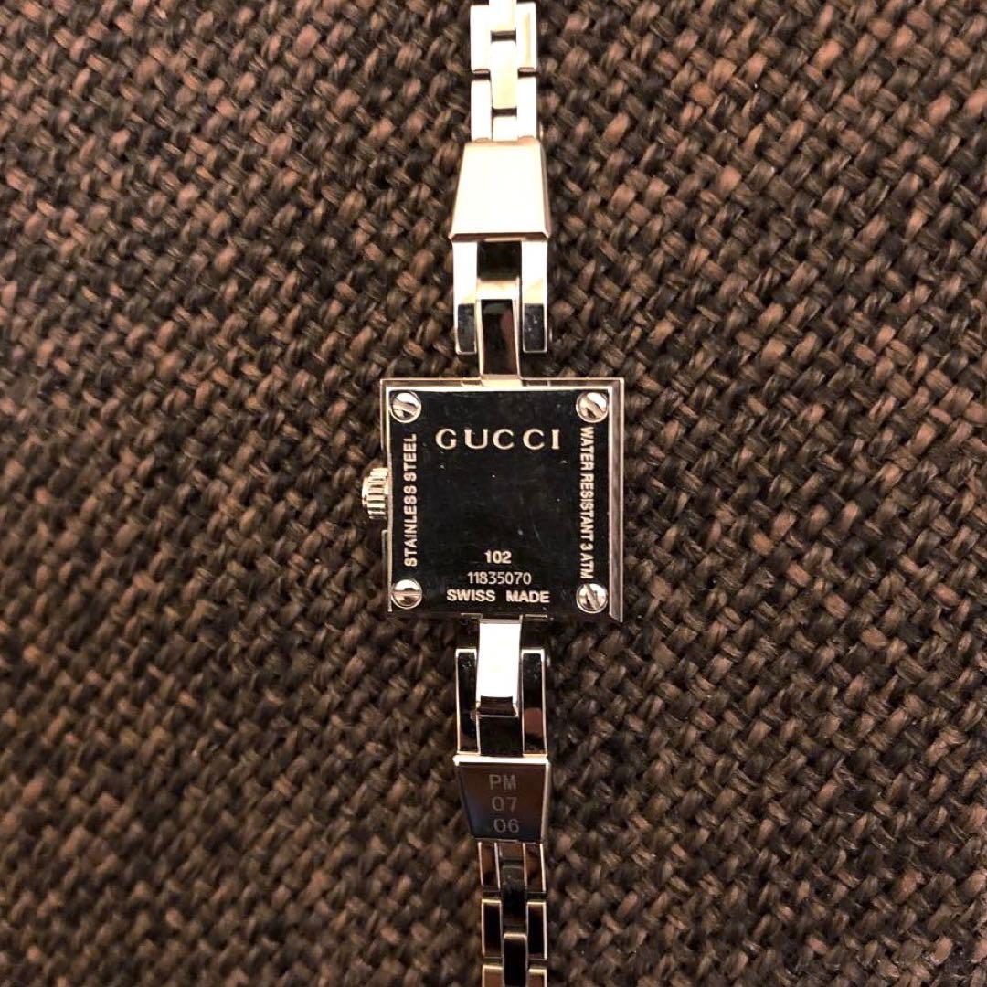 【GUCCI】グッチ シルバー ブレスレット 時計 美品
