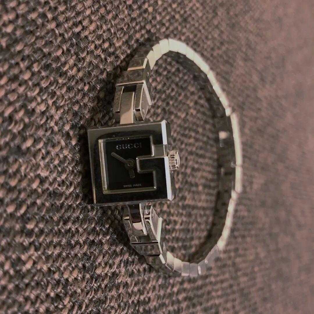 【GUCCI】グッチ シルバー ブレスレット 時計 美品