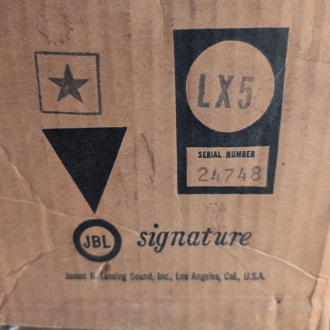ビンテージ JBL LX5ネットワークペア 片方は未開封品です。