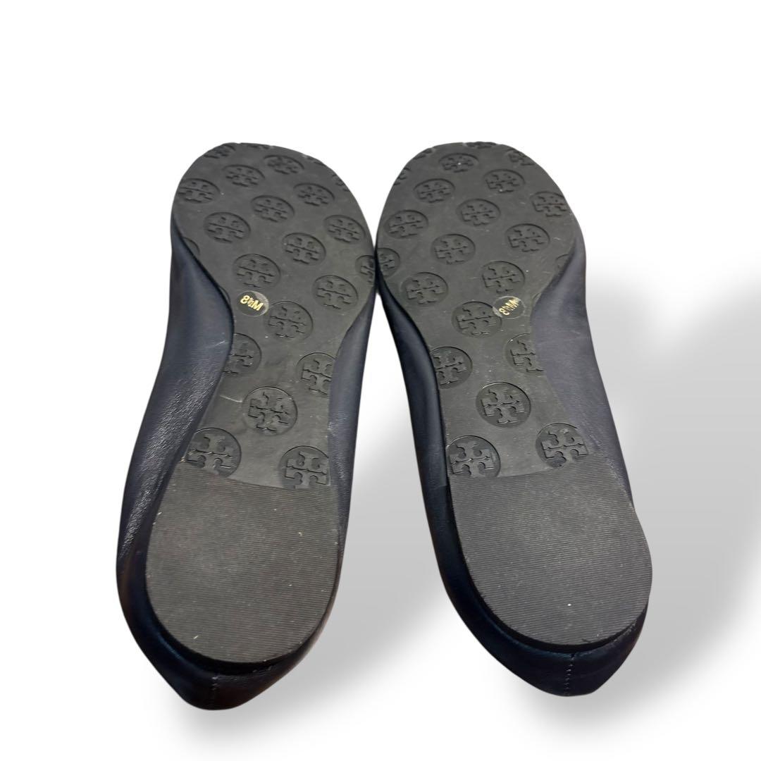 極美品　トリーバーチ　バレーシューズ　フラットシューズ　81/2 ブラック