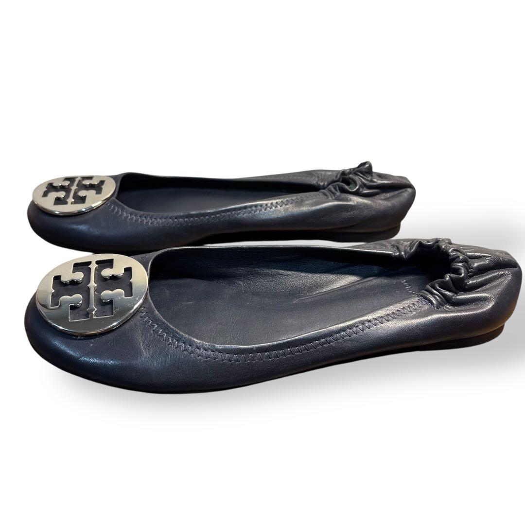 極美品　トリーバーチ　バレーシューズ　フラットシューズ　81/2 ブラック