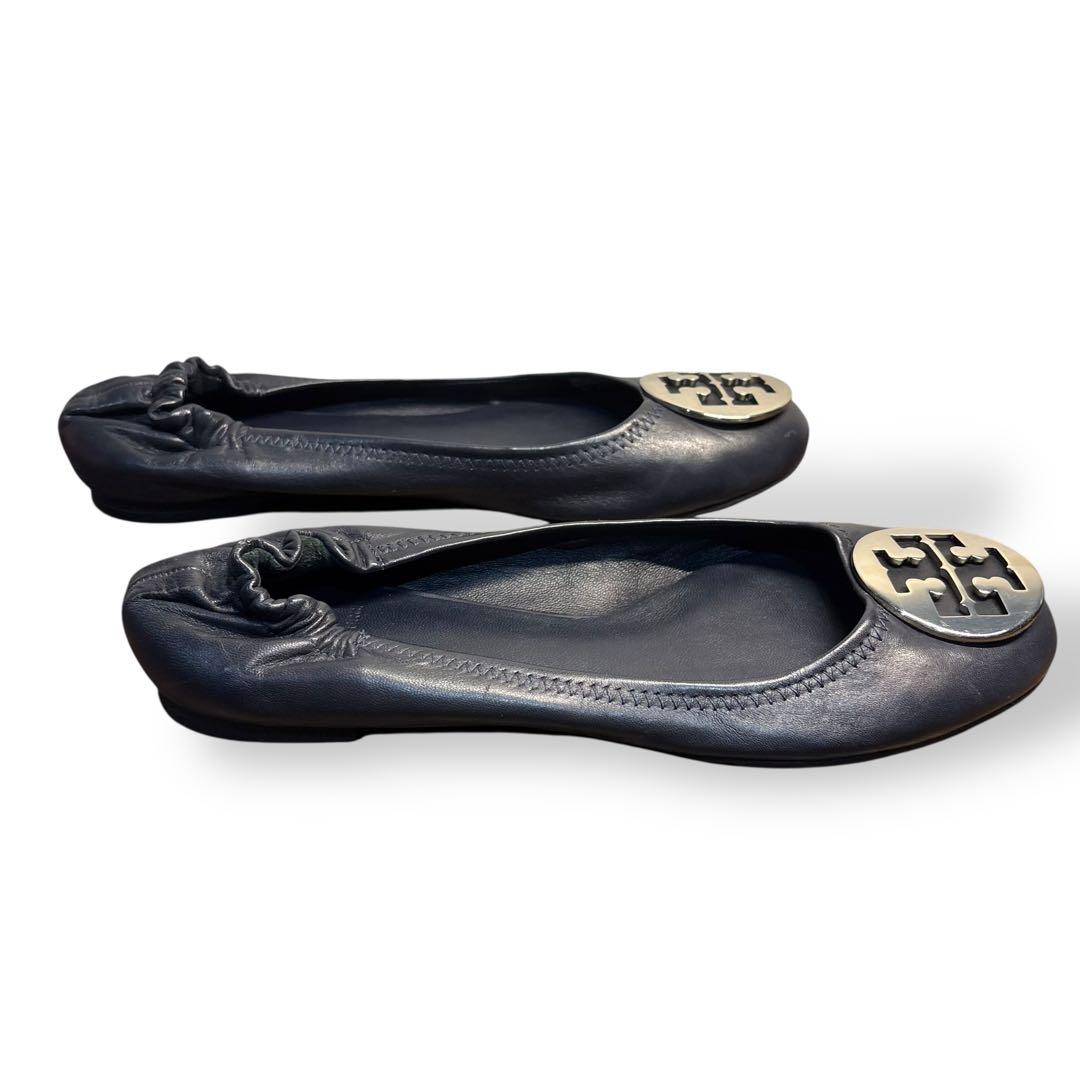 極美品　トリーバーチ　バレーシューズ　フラットシューズ　81/2 ブラック