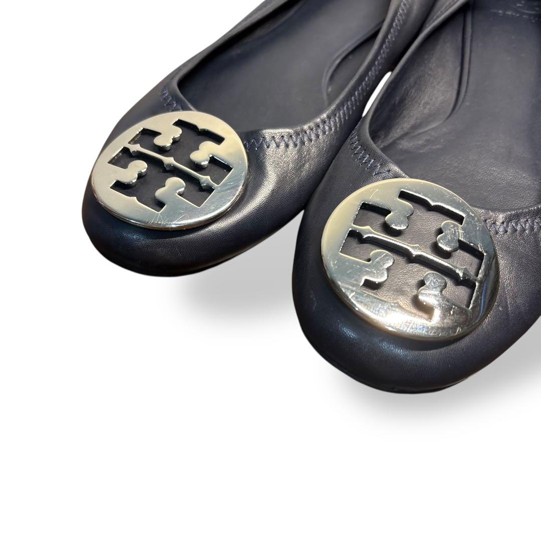 極美品　トリーバーチ　バレーシューズ　フラットシューズ　81/2 ブラック