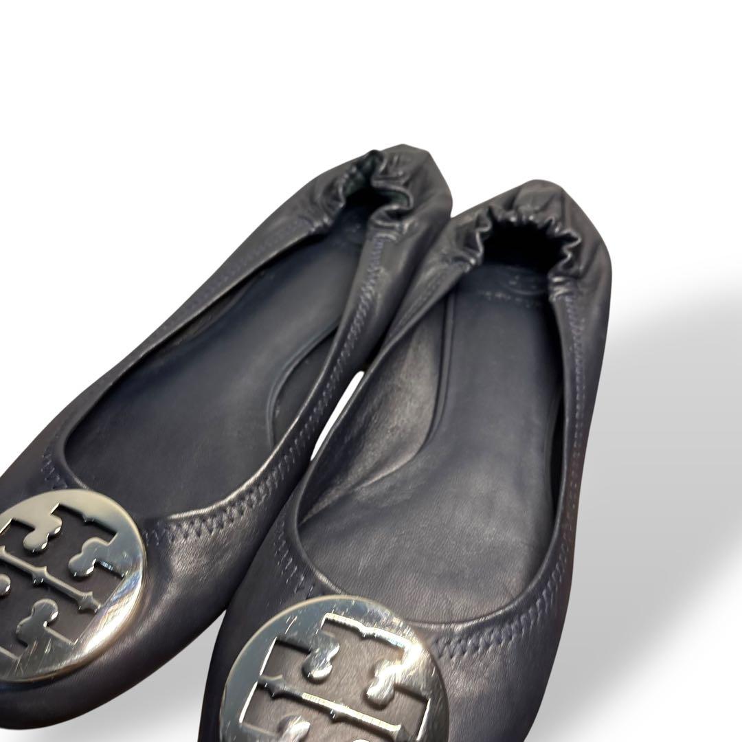 極美品　トリーバーチ　バレーシューズ　フラットシューズ　81/2 ブラック