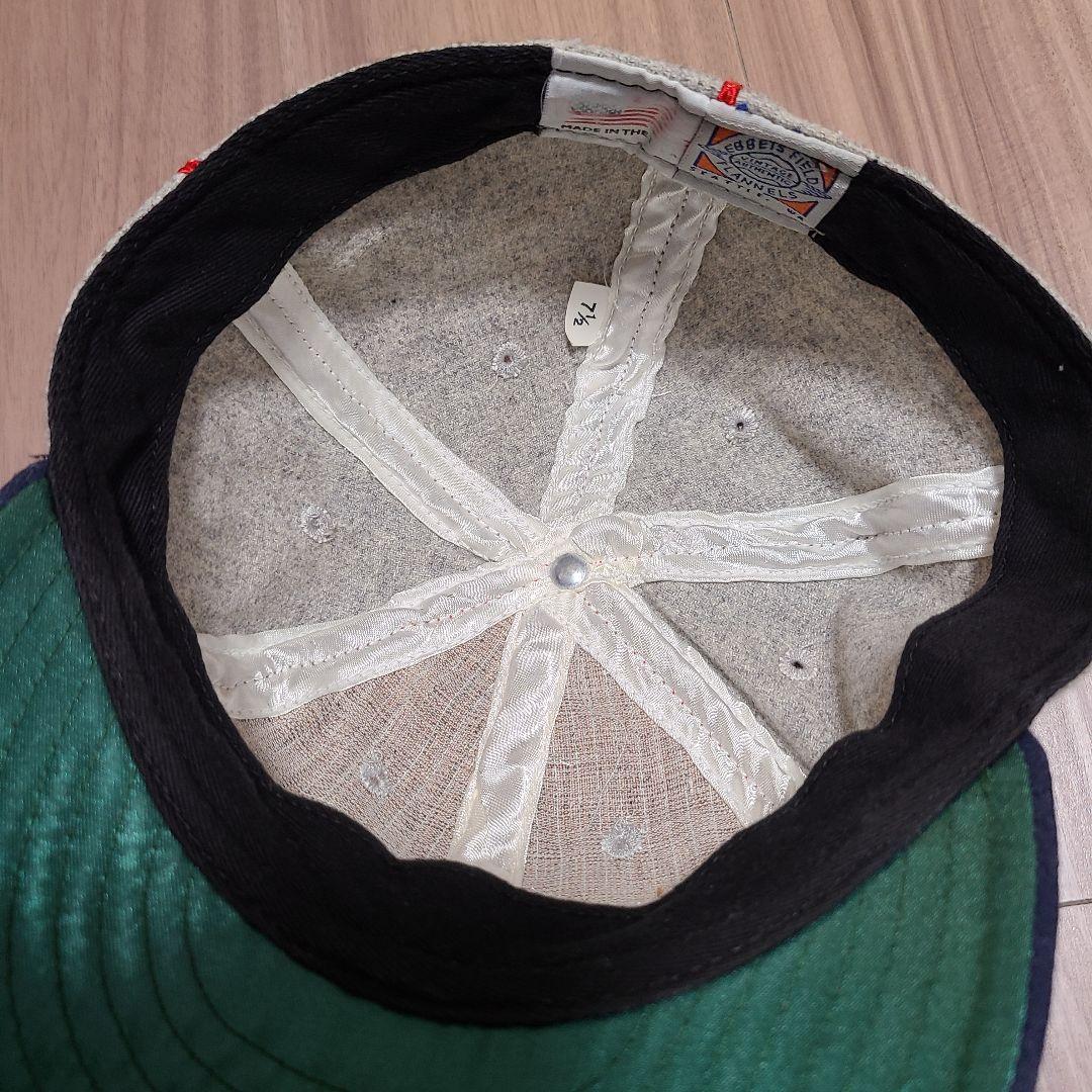 【90's‼️ヴィンテージ‼️】エベッツフィールド×Pロゴ×ウールキャップ