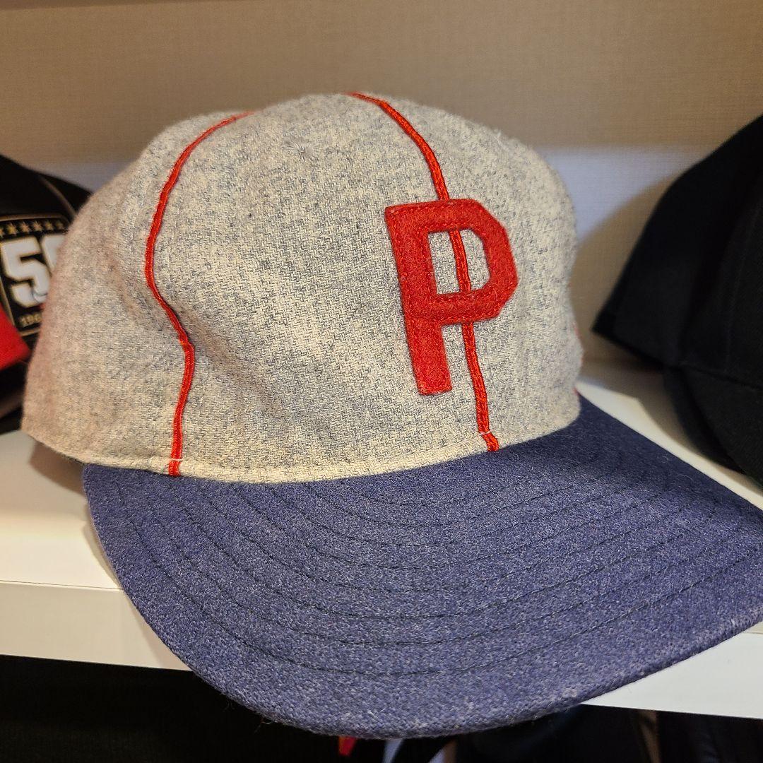【90's‼️ヴィンテージ‼️】エベッツフィールド×Pロゴ×ウールキャップ