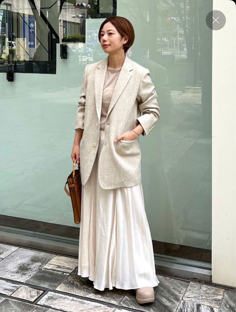 Plage Big Tailored ジャケットベージュ36