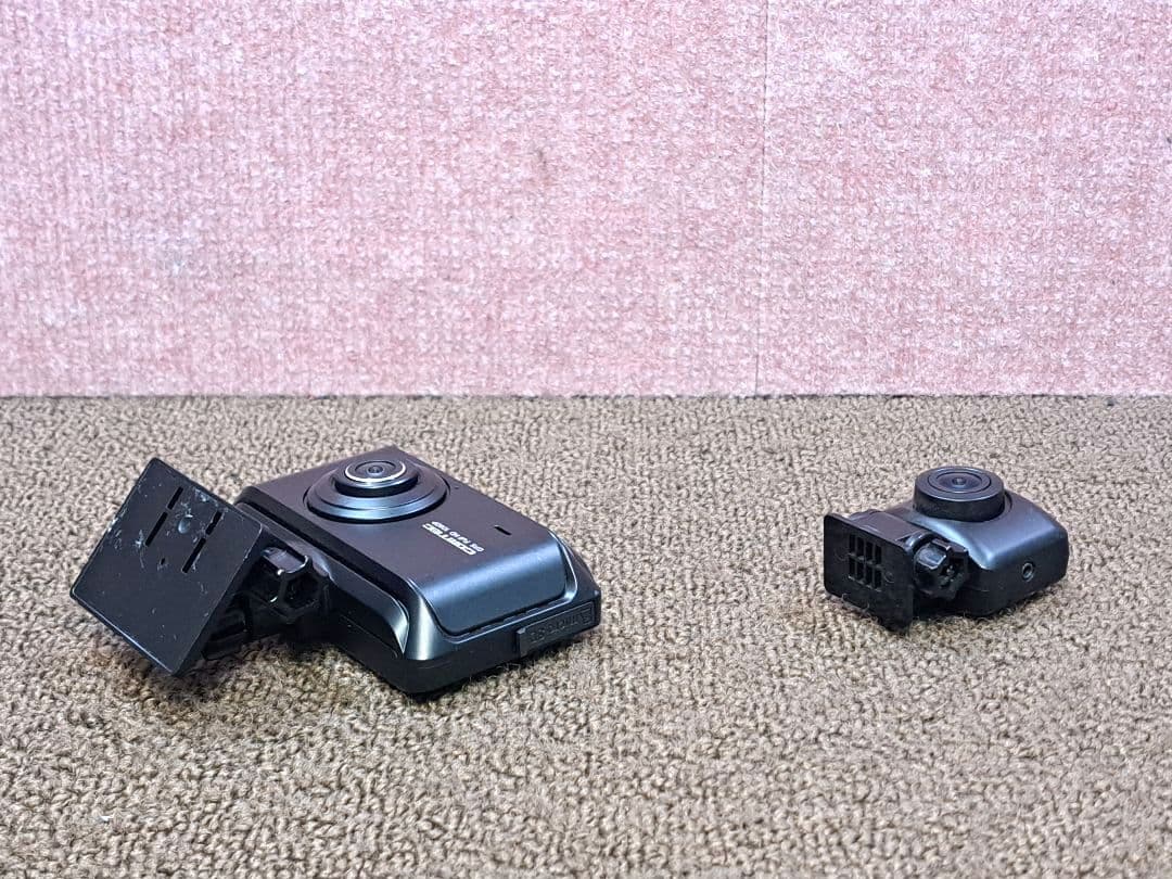 配線新品・駐車監視◆コムテック前後ドライブレコーダー ZDR 035 ★動作良好