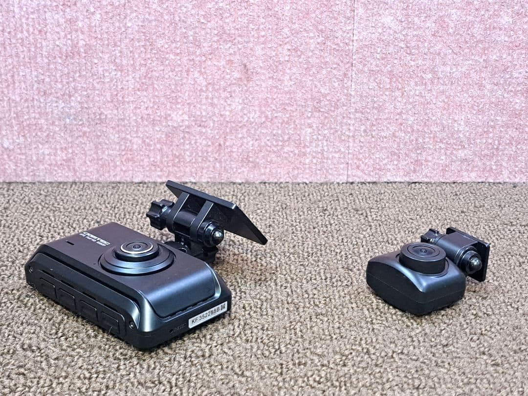 配線新品・駐車監視◆コムテック前後ドライブレコーダー ZDR 035 ★動作良好