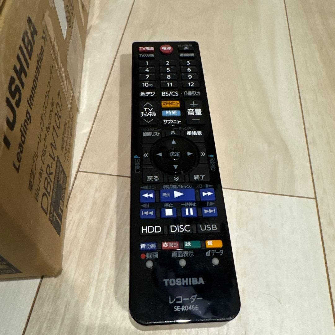 TOSHIBA REGZA レグザブルーレイ DBR-W1007