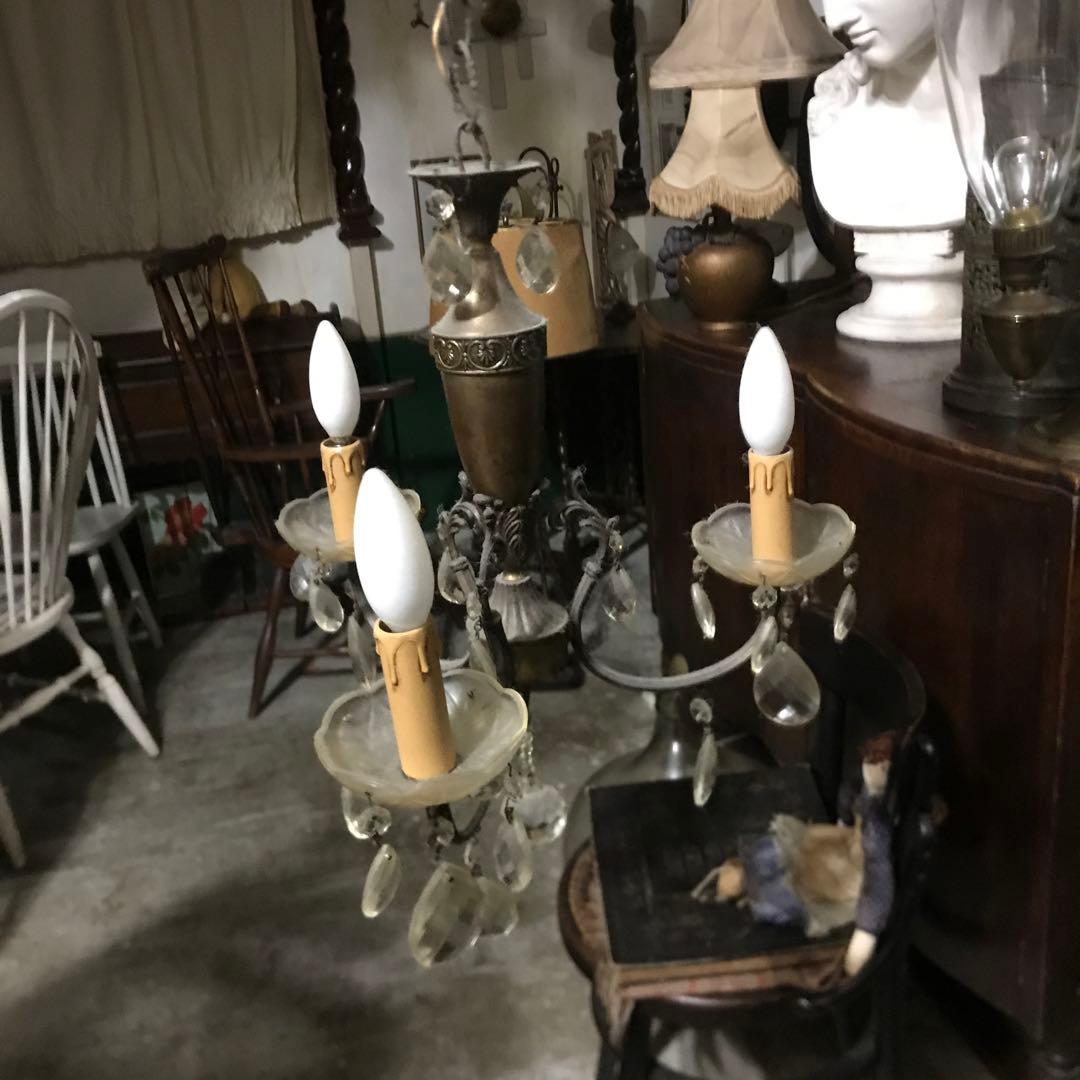 アンティーク フランス シャンデリア 3灯