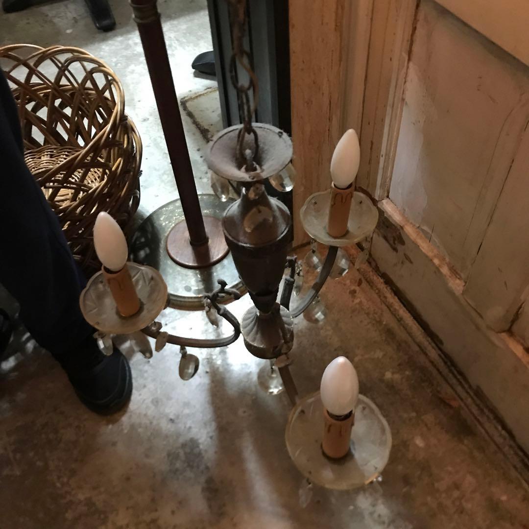 アンティーク フランス シャンデリア 3灯