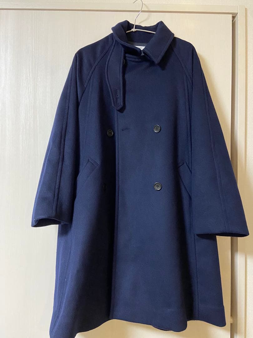 美品！24AW✨B.C STOCK　Wビーバーテントライントレンチコート