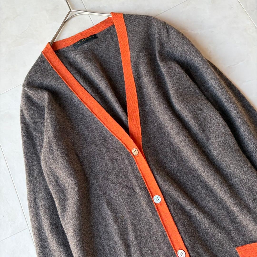 美品 ダーマコレクション カシミヤ100% 3点 アンサンブル バイカラー M