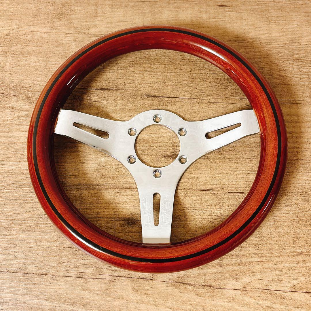 ウッドハンドル　ウッドステアリング　小径　29Φ USDM 旧車　アメリカン