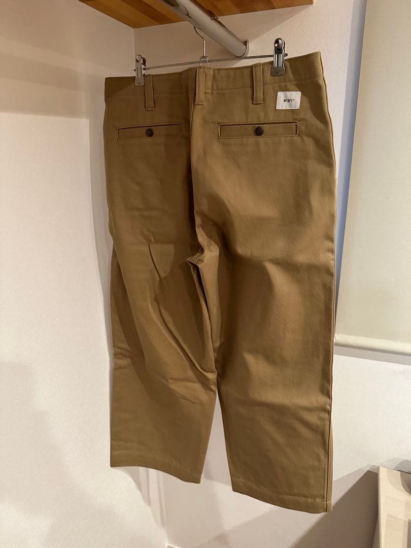 ［丸メガネ ］wtaps チノパン　ベージュ