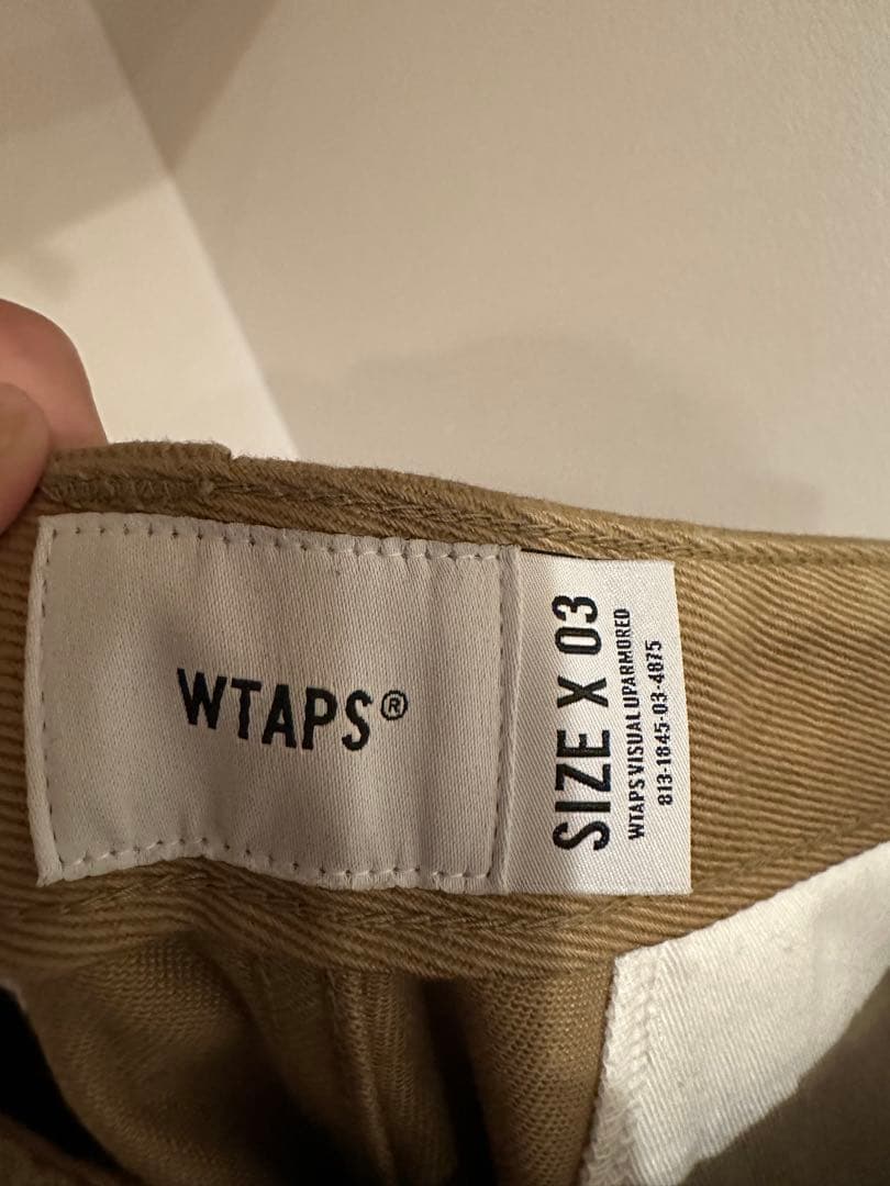 ［丸メガネ ］wtaps チノパン　ベージュ