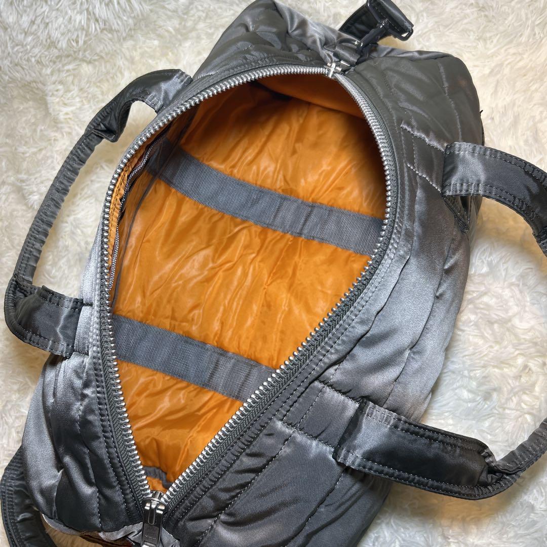極美品✨PORTER ポーター タンカー 2WAYボストンバッグ シルバーグレー