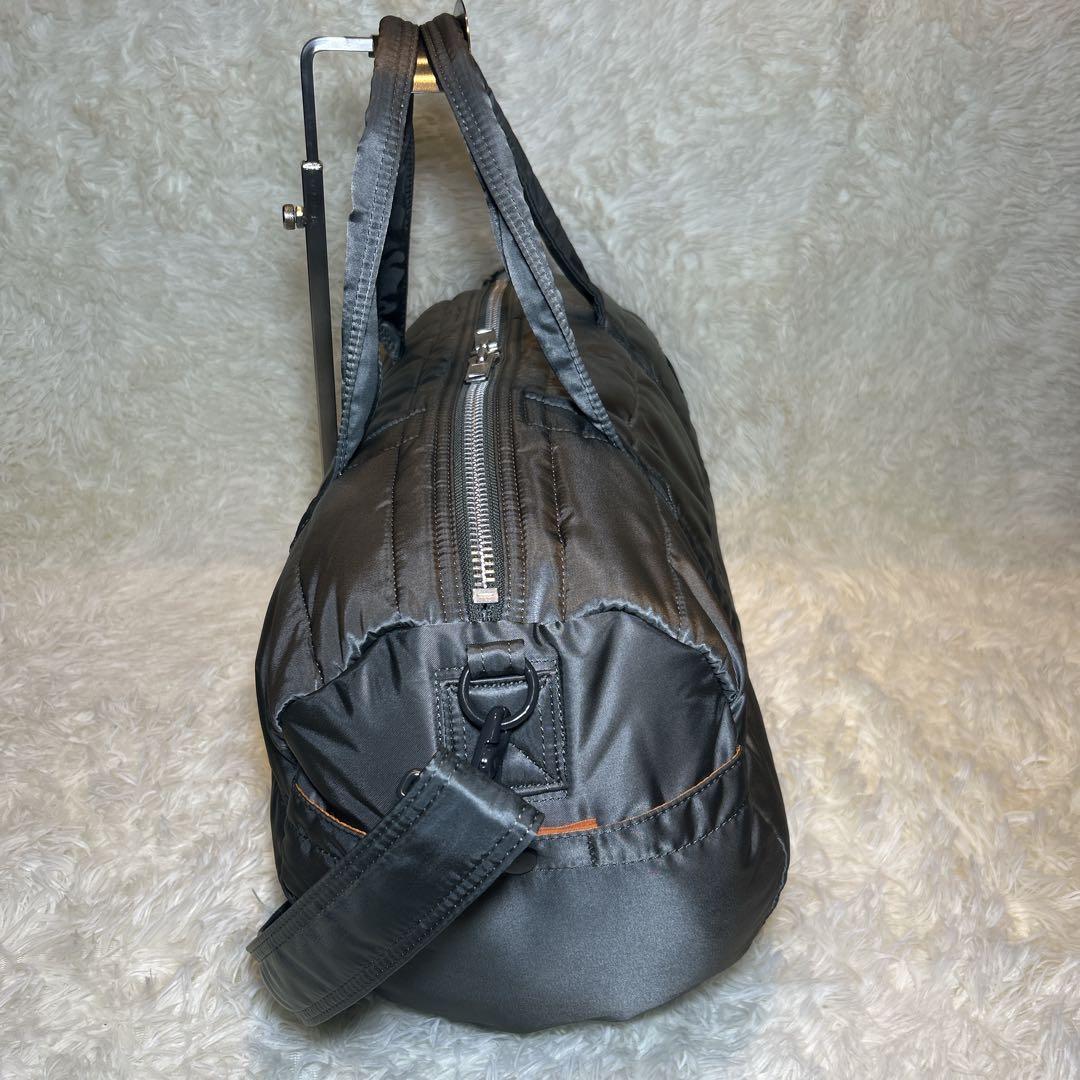 極美品✨PORTER ポーター タンカー 2WAYボストンバッグ シルバーグレー