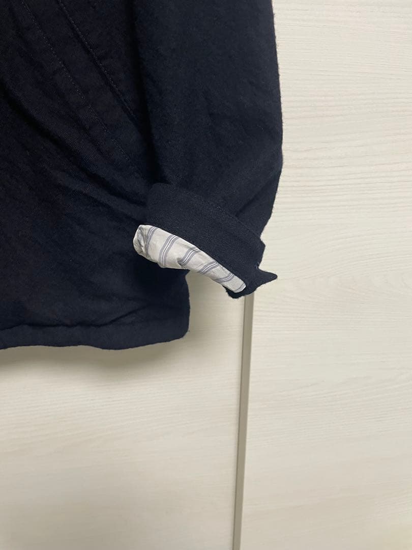 COMME des GARÇONS HOMME ウール縮絨　ジャケット M 紺